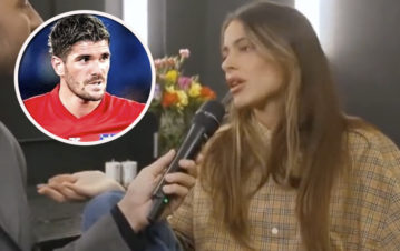 ¡Dudas! Tini Stoessel no pudo decir que está enamorada de Rodrigo De Paul: "Ay, esa palabra..."