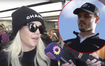 Los gestos que hizo Wanda Nara cuando le preguntaron por la separación de Mauro Icardi