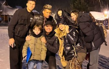 Las fotos de las increíbles vacaciones familiares de Marcelo Tinelli en Cerro Catedral