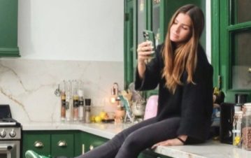 La China Suárez "presentó" su moderna y lujosa cocina: “Mármol, herrajes dorados y mucho verde”