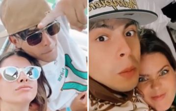 La foto más romántica de la China Suárez y Rusherking a los besos en Uruguay