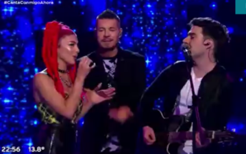 Tomás Giménez, el participante que enamoró a Crash, jurado de Canta Conmigo Ahora y cantó junto a ella