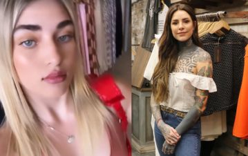 Las fotos del inesperado trabajo que unió a Martita Fort y Candelaria  Tinelli