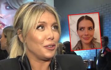 La cara de "pocos amigos" de Wanda Nara cuando le mencionaron a la China Suárez tras confirmar su separación