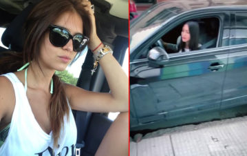 Escracharon a Zaira Nara intentando estacionar: “Que alguien le enseñe. ¡No sabe!”