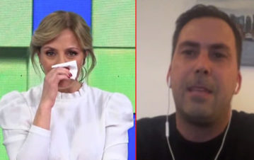 La emoción del marido de Cora Debarbieri por el embarazo