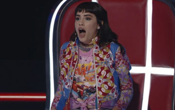 Lali Espósito se calentó y mandó un mensaje feminista antes de la final de La Voz
