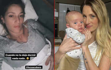 Mica Viciconte mostró su agotamiento a cuatro meses del nacimiento de su hijo: "Cuando Luca no..."