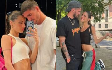 ¡Fuego amigo! Se filtraron las fotos más privadas de Rodrigo De Paul y Tini Stoessel