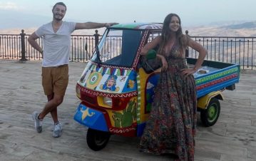 El álbum de viaje de Geraldine Neumann en Europa: "En 8 meses vamos a visitar 12 países"