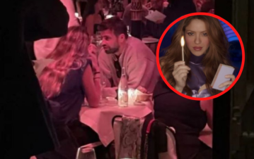 Aparecen fotos de Gerard Piqué a los besos con su novia en el restaurante favorito de Shakira