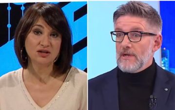 Luis Novaresio y María Laura Santillán viven una guerra infernal entre ellos y arde un canal de TV