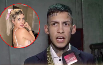 Qué respondió L-Gante cuando le consultaron sí se sintió seducido por Wanda Nara: “Es una persona que…”