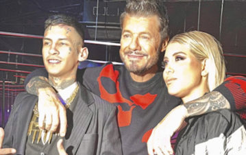 Wanda Nara y L-Gante blanquearon adelante de Marcelo Tinelli, quien ofició de celestino: "Fue la..."