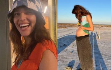 ¡Divina! Calu Rivero mostró cómo crece su pancita de embarazada: “Siento…”