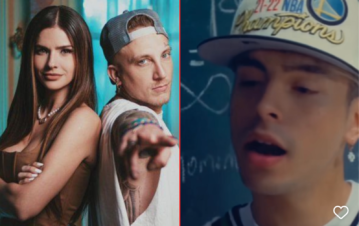 La reacción de Rusherking al ver el video de la China Suárez con El Polaco