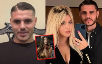 Mauro Icardi contó cómo se manejó Wanda tras "perdonarle"su affaire con la China Suárez