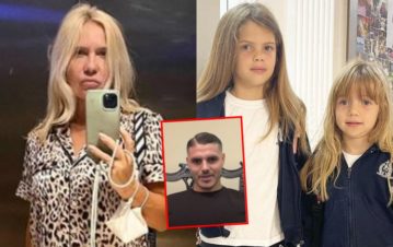 La mamá de Wanda mostró qué hacían las hijas de Icardi mientras él se descargaba en su vivo de IG