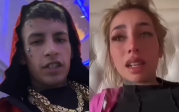 La furiosa reacción de Tamara Báez tras la cautelar que le impuso L-Gante: "Basura, sos un..."