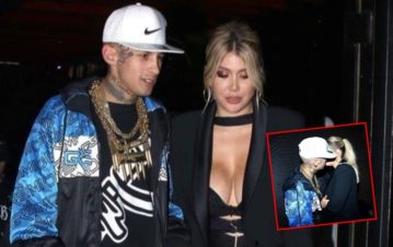 Se filtró un video súper fuerte de Wanda Nara y L-Gante a los besos en un boliche