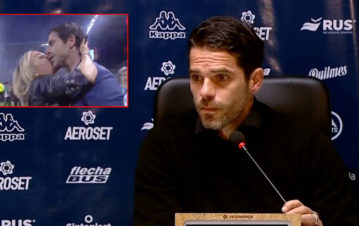 El explosivo festejo de Fernando Gago y su novia Verónica Lafitte luego de salir campeón con Racing