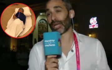 Por qué el Pollo Álvarez durmió en el piso después del mal momento con la policía de Qatar