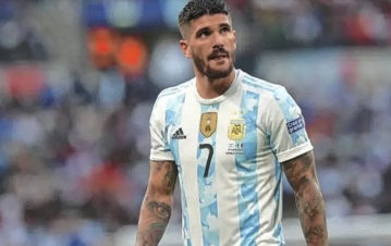 Cómo es el tatuaje que Rodrigo de Paul se hizo por la Selección Argentina