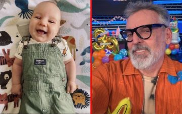Benito Fernández mostró cómo creció su nieto de 3 meses de vida: "Cara de..."
