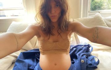 Las primeras fotos de la hija recién nacida de Calu Rivero