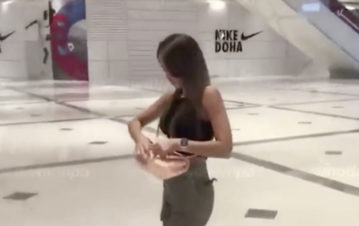 ¡Incómodo! Antonella Roccuzzo fue abordada por un mexicano que le recordó lo de Messi y la camiseta