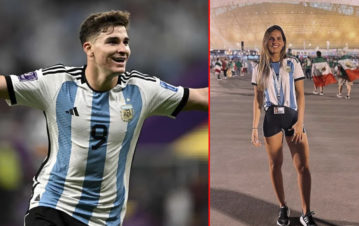 El álbum de fotos de la novia de Julián Álvarez, el goleador de la Selección Argentina 