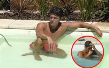 Tremendo video: el momento que Marcos casi se ahoga en la pileta de Gran Hermano