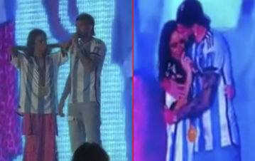 Rodrigo De Paul fue al recital de Tini Stoessel con su hija y contó cómo lo ayudó a ganar el Mundial
