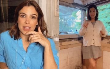 Agustina Cherri mostró cómo avanza la refacción de su casa, a la espera de su cuarto hijo