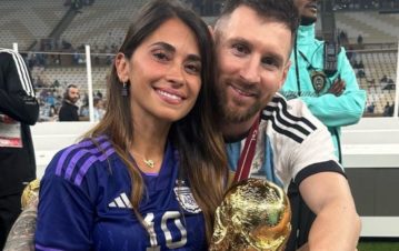 El desahogo de Antonela Roccuzzo tras ver a Lionel Messi consagrarse campeón del mundo