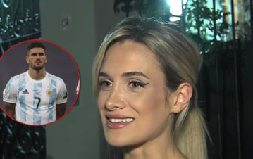 La sospechosa reacción de Cami Homs cuando le preguntaron si Rodrigo De Paul la llamó para su cumple