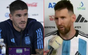 Por qué Rodrigo de Paul está viviendo en el departamento de Leo Messi