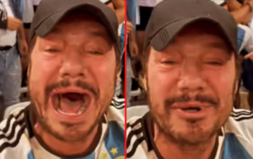 Marcelo Tinelli se emocionó hasta las lágrimas tras la victoria que coronó a Argentina en el Mundial