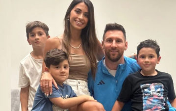 ¡Increíble! El video de Thiago Messi pateando un penal en Qatar igual a su papá