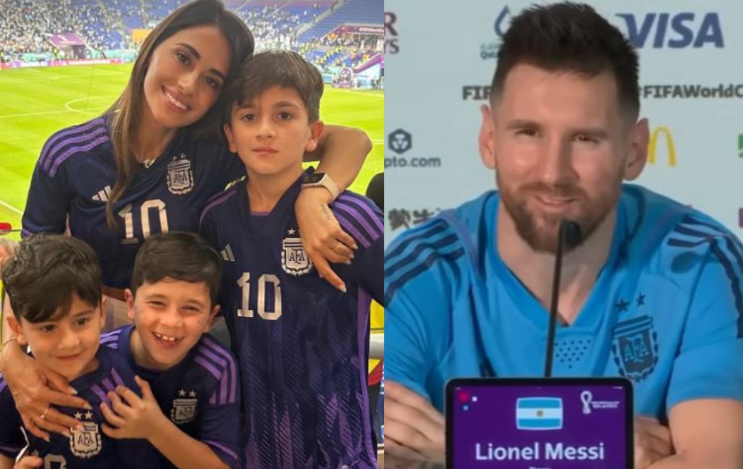 La emoción de Lionel Messi al contar cómo sus hijos viven el Mundial de ...