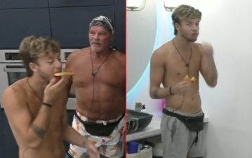 El video de Nacho comiendo a escondidas en la casa de Gran Hermano para que no lo reten