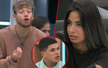 Los gritos de Nacho y Daniela en su disputa por el amor de Thiago en Gran Hermano