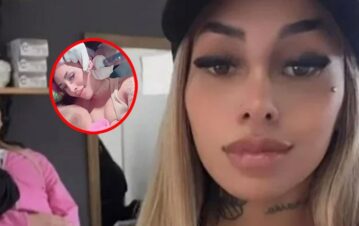 Los nuevos tatuajes que se hizo en la cara Tamara Báez, la ex de L-Gante