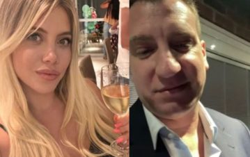 ¿Pasa algo? Wanda Nara y Maxi López juntos y de paseo en un shopping: las imágenes
