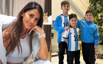 Antonela Roccuzzo mostró las tiernas cartas que Thiago, Mateo y Ciro Messi le escribieron a los Reyes Magos