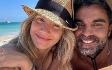 El álbum de las vacaciones de Laurita Fernández y Peluca, a puro amor en Punta Cana