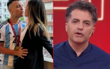 Lautaro Martínez y su mujer salieron con los tapones y dejaron mal parado a Ángel de Brito