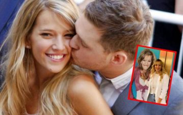 Michael Bublé recordó un dato curioso y romántico con Luisana Lopilato para el estreno de Casados con hijos