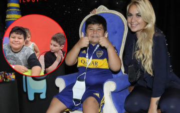 Las fotos del cumpleaños de Dieguito Fernando Maradona junto al hijo de Luis Ventura