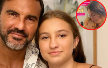 Fabián Cubero mostró el reencuentro de su hija Indiana con Lucca en Mar del Plata